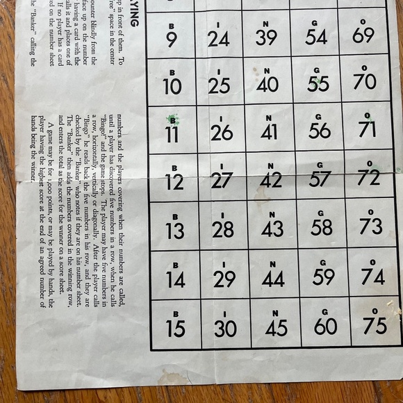 Vintage 50s Bingo Game Lot with Metal Basket Spinner - Picture 3 of 9